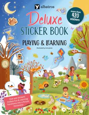 Playing and Learning. Deluxe Sticker Book de Joli Hannah