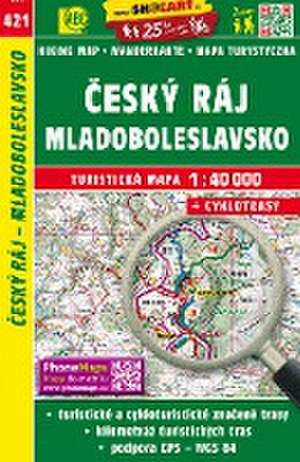 Wanderkarte Tschechien Cesky raj, Mladobleslavsko 1 : 40 000