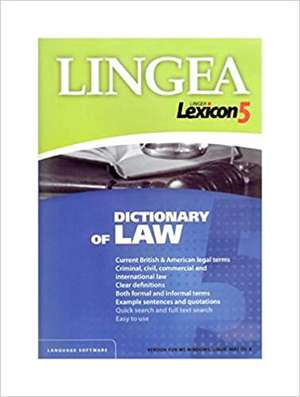 Lexicon 5 Dictionary Of Law