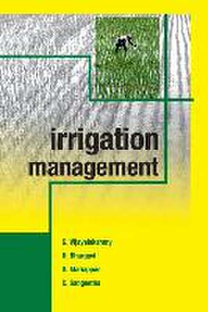 Irrigation Management de G. Vijayalakshmy