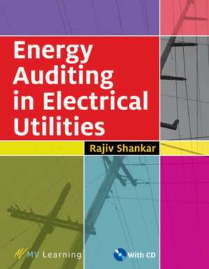 Energy Auditing in Electrical Utilities de Rajiv Shankar