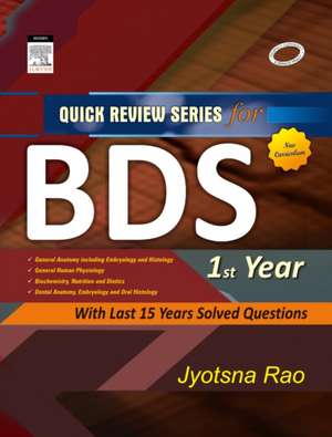 QRS for BDS I Year de Jyotsna Rao