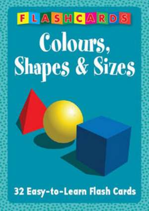 Colours, Shapes & Sizes - Flash Cards de Pegasus