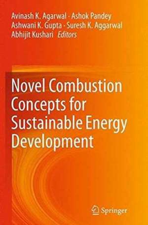 Novel Combustion Concepts for Sustainable Energy Development de Avinash K Agarwal