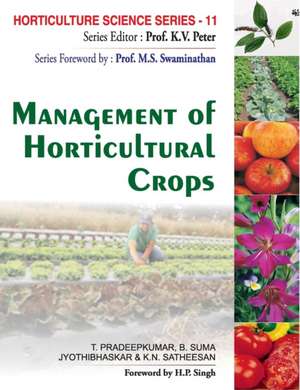 Management of Horticultural Crops de T. Pradeepkumar