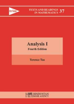 Analysis I de Terence Tao