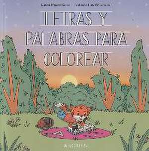 Letras y palabras para colorear