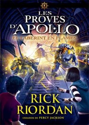 El laberint en flames de Rick Riordan