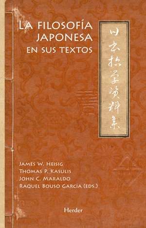 La Filosofia Japonesa En Sus Textos de James W. Heisig