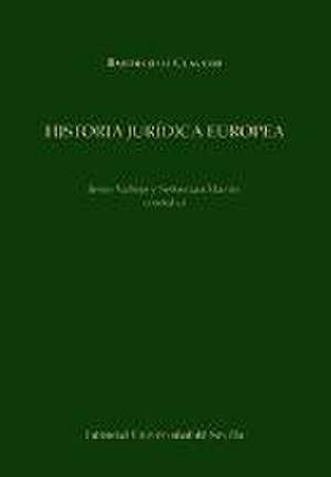 Historia jurídica europea de Bartolomé Clavero