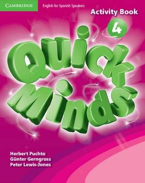 Quick Minds Level 4 Activity Book Spanish Edition de Herbert Puchta