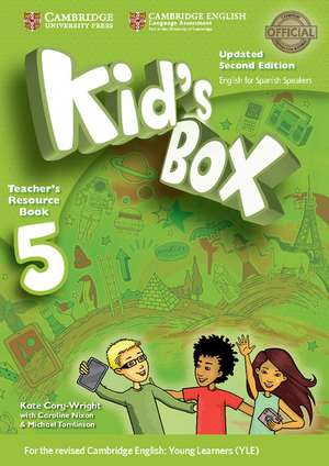 Kid's Box Level 5 Teacher's Resource Book with Audio CDs (2) Updated English for Spanish Speakers de Kate Cory-Wright