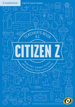 Citizen Z A1 Teacher's Book de Brian Hart