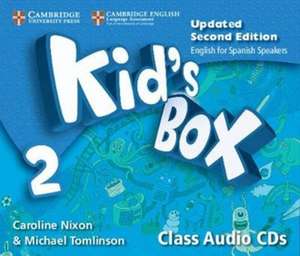 Kid's Box Level 2 Class Audio CDs (4) Updated English for Spanish Speakers de Caroline Nixon