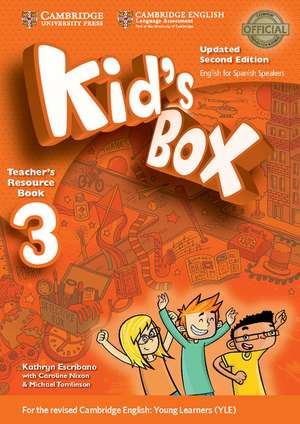 Kid's Box Level 3 Teacher's Resource Book with Audio CDs (2) Updated English for Spanish Speakers de Kathryn Escribano