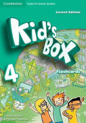 Kid's Box Level 4 Flashcards English for Spanish Speakers de Caroline Nixon