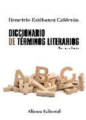 Diccionario de términos literarios de Demetrio Estébanez Calderón