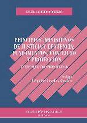 Principios impositivos de justicia y eficiencia : fundamentos, conflicto y proyección : un enfoque transdiciplinar de Zulema Calderón Corredor