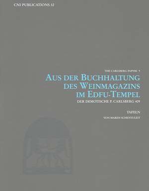 Aus der Buchhaltung des Weinmagazins im Edfu-Tempel de Maren Schentuleit