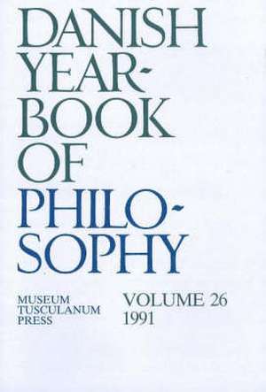 Danish Yearbook of Philosophy de David Favrholdt