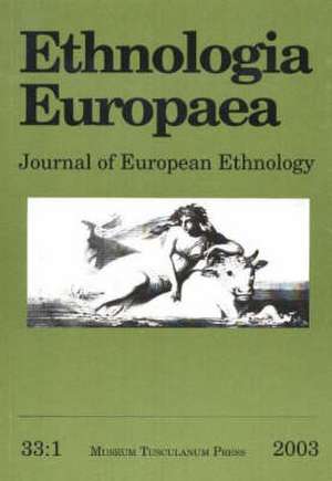 Ethnologia Europaea de Bjarne Stoklund