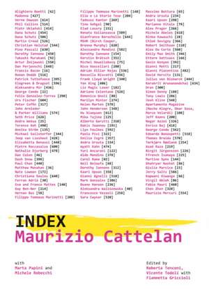 Maurizio Cattelan: Index de Roberta Tenconi