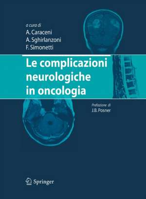 Le complicazioni neurologiche in oncologia de Augusto Caraceni