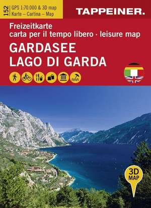 Gardasee - Lago di Garda - Lake Garda 1 : 70 000