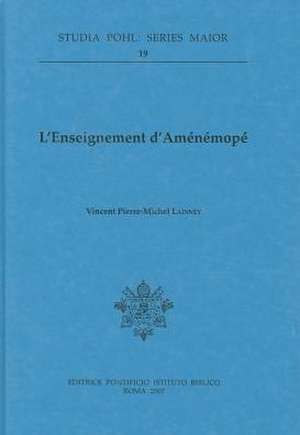 Enseignement D'Amenemope de Vpm Laisney