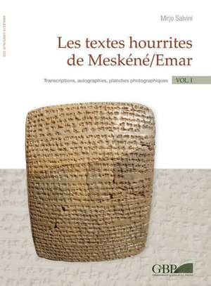 Les Textes Hourrites de Meskene/Emar: Transcriptions, Autographies, Planches Photographiques de Mirjo Salvini