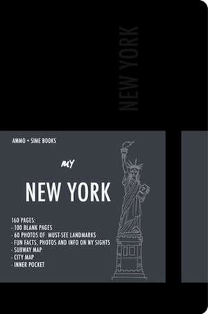 New York Visual Notebook: Black Night de Sime Books