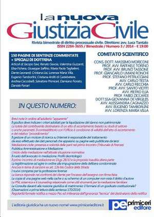 La Nuova Giustizia Civile (03/2014) de Luca Tantalo