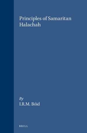 Principles of Samaritan Halachah de Bóid