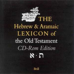 The Hebrew and Aramaic Lexicon of the Old Testament on CD-ROM (Windows Version), Volume Institutional License (11-25 Users) de L. Koehler