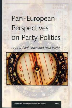 Pan-European Perspectives on Party Politics de Paul Lewis