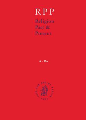 Religion Past and Present, Volume 5 (F-Haz) de Hans Dieter Betz