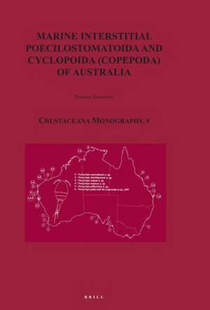 Marine Interstitial Poecilostomatoida and Cyclopoida (Copepoda) of Australia de Tomislav Karanovic