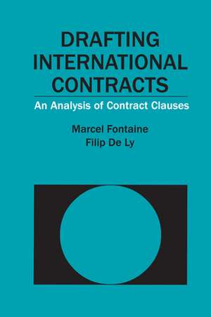 Drafting International Contracts de Marcel Fontaine