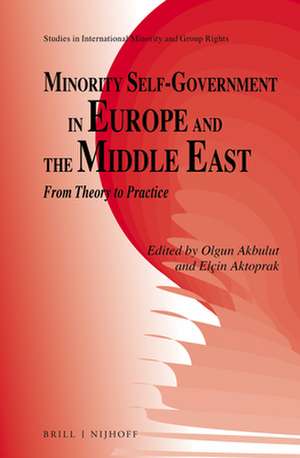 Minority Self-Government in Europe and the Middle East: From Theory to Practice de Olgun Akbulut