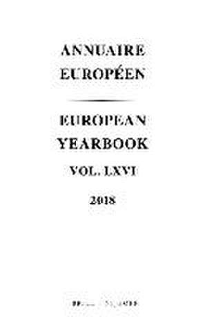 European Yearbook / Annuaire Européen, Volume 66 (2018) de Council of Europe