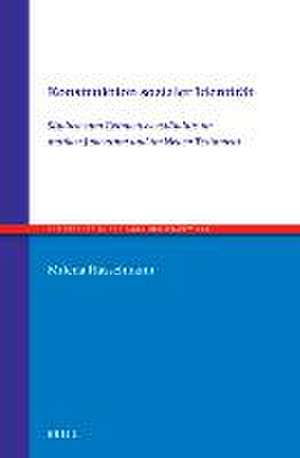 Konstruktion sozialer Identität: Studien zum Reinheitsverständnis im antiken Judentum und im Neuen Testament: Studien zum Reinheitsverständnis im antiken Judentum und im Neuen Testament de Milena Hasselman