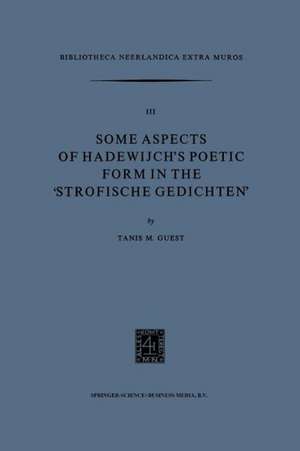 Some Aspects of Hadewijch’s Poetic form in the ‘Strofische Gedichten’ de Tanis M. Guest