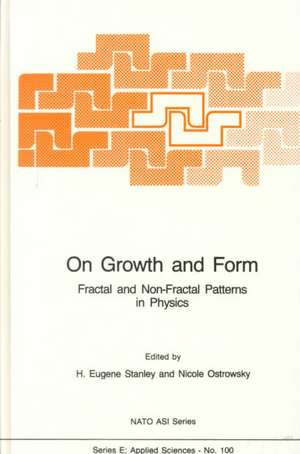 On Growth and Form: Fractal and Non-Fractal Patterns in Physics de Harry Eugene Stanley