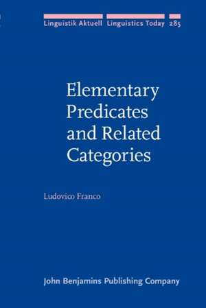 Elementary Predicates and Related Categories de Ludovico Franco