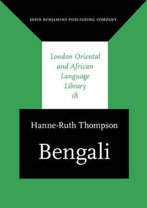 Bengali de Hanne-Ruth (SOAS London) Thompson