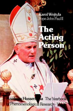 The Acting Person de Karol Wojtyla