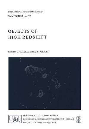 Objects of High Redshift de G.O. Abell