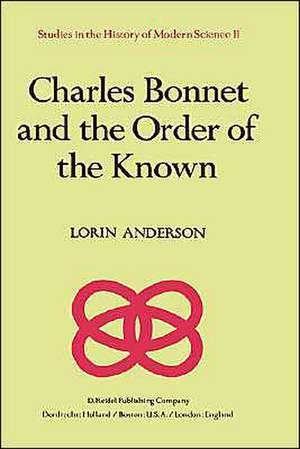 Charles Bonnet and the Order of the Known de L. Anderson