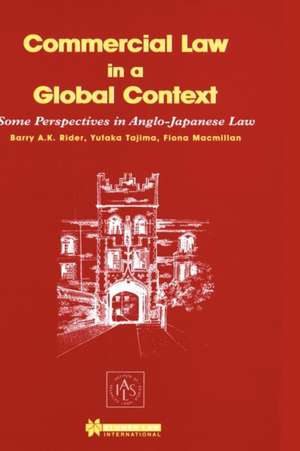 Commercial Law in a Global Context, Some Perspectives in de Patfield