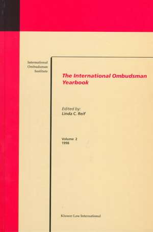 The International Ombudsman Yearbook, Volume 2 (1998) de International Ombudsman Institute